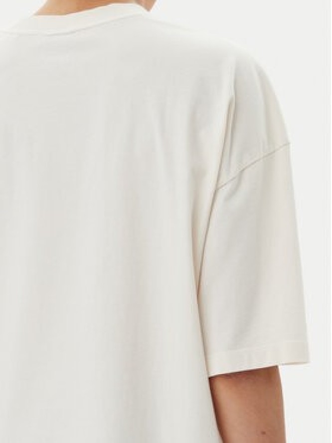 HUGO T-Shirt 50511471 Beżowy Oversize