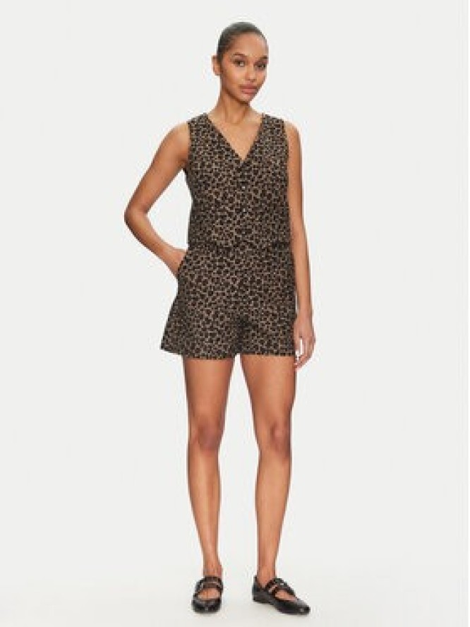 Morgan Kamizelka 251-CBILI.F Brązowy Slim Fit