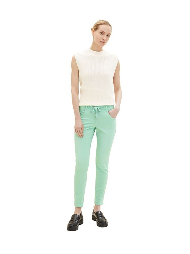 Tom Tailor Spodnie w kolorze zielonym rozmiar: 44/L28