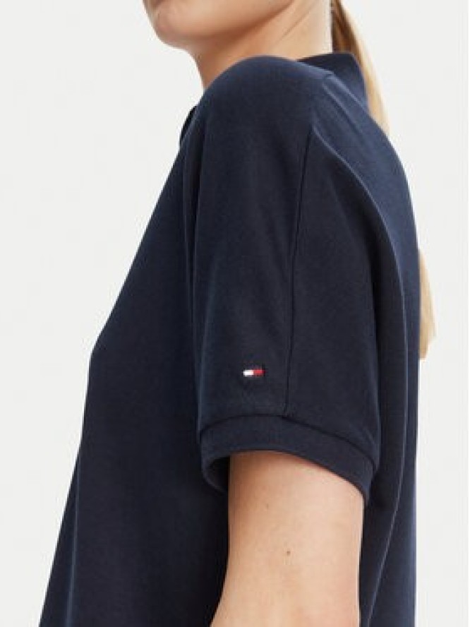 Tommy Hilfiger Polo WW0WW44512 Granatowy Relaxed Fit