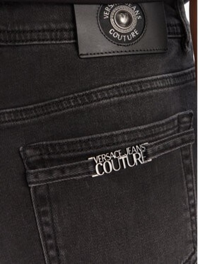 Versace Jeans Couture Jeansy 79HAB581 CDWRC Czarny Regular Fit