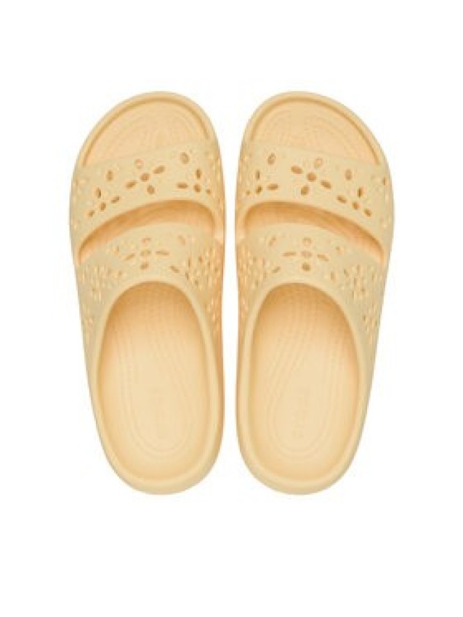 Crocs Klapki Classic Floral Cutout Sandal 210966 Pomarańczowy