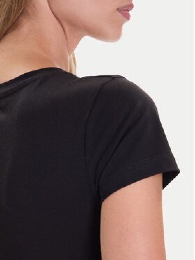 Guess T-Shirt W5BI28 J1314 Czarny Slim Fit