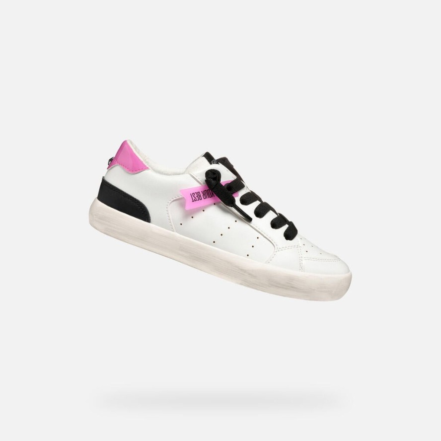 Buty GEOX J GISLI GIRL Biały