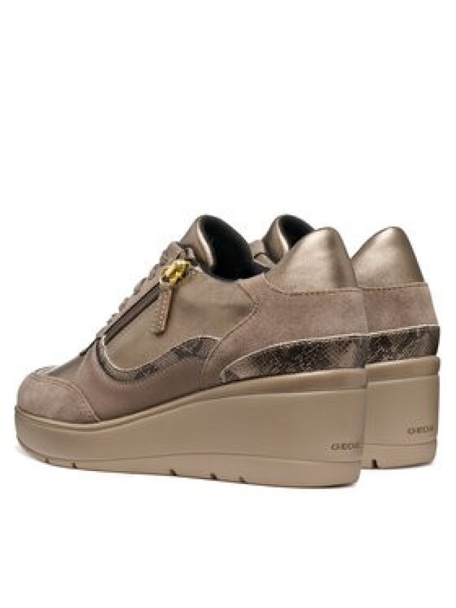 Geox Sneakersy D Ilde D46RAA 0AJ22 C6029 Brązowy