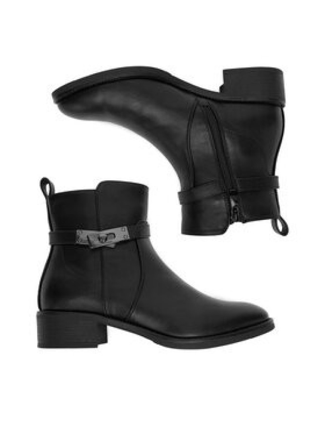 DeeZee Botki HX23002-11 Czarny