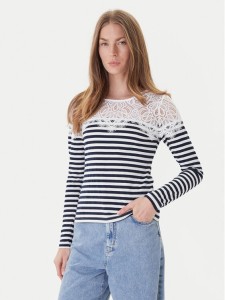 Morgan Bluzka 251-TMACO Granatowy Slim Fit