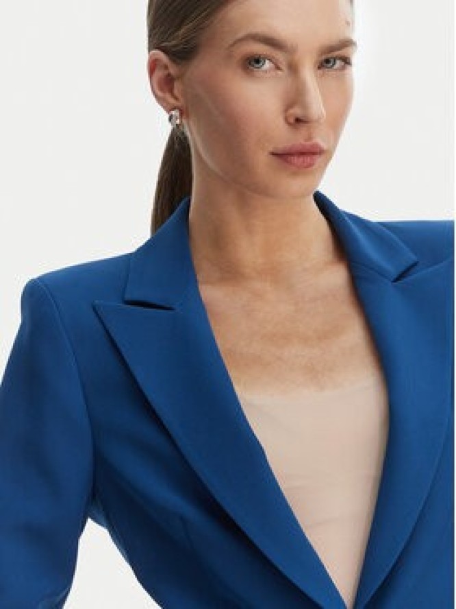 Rinascimento Marynarka CFC0127895003 Niebieski Slim Fit