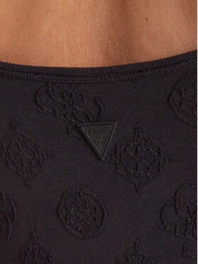 Guess Top V5YP05 Z3OA0 Czarny Slim Fit