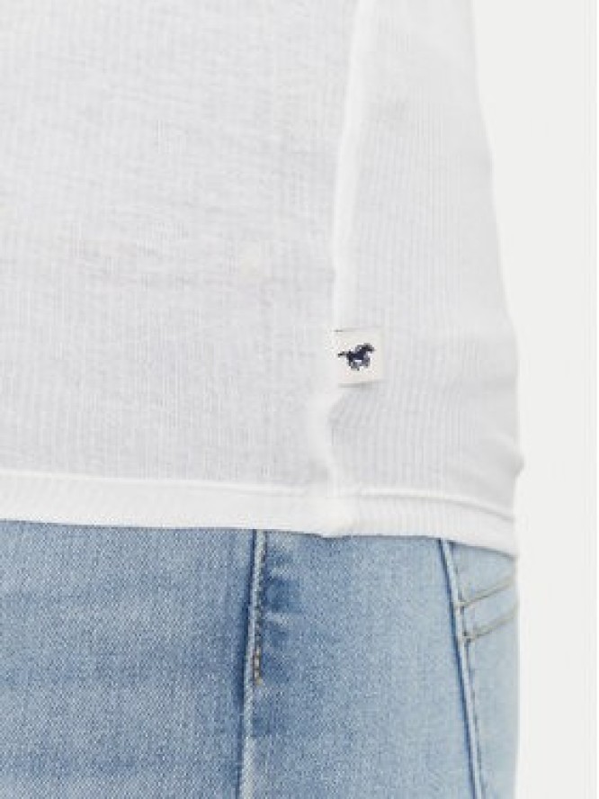 Mustang Top Lynn 1013930 Biały Slim Fit