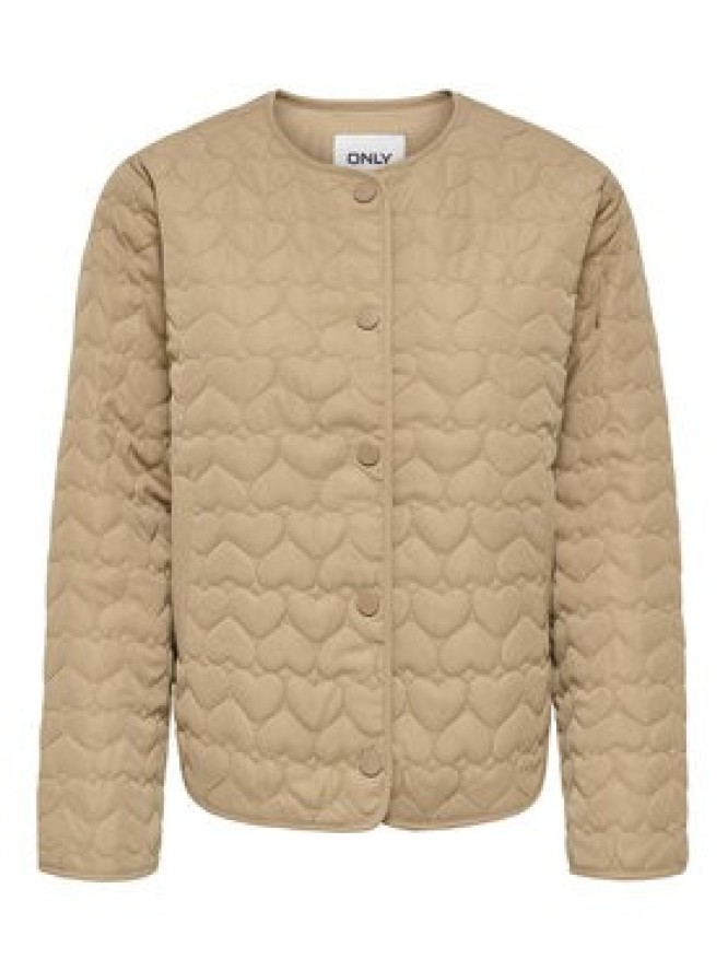 ONLY Kurtka przejściowa Heart 15366265 Beżowy Regular Fit