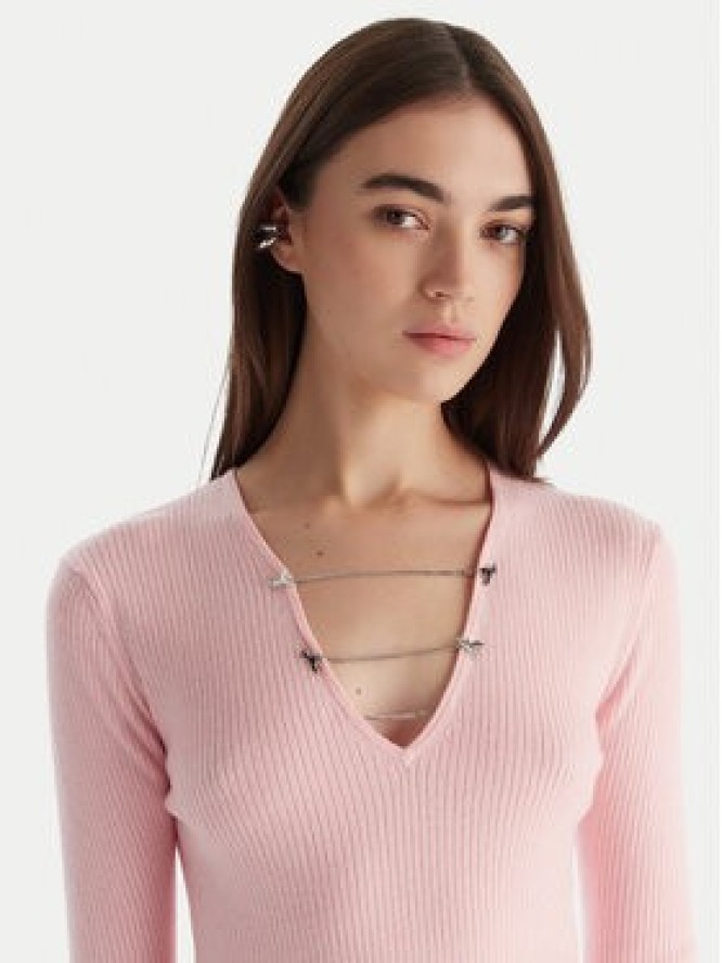 Patrizia Pepe Sweter 2K0331/K7S0-M555 Różowy Regular Fit