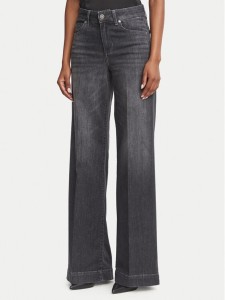 Liu Jo Jeansy Tall UF6068 DS081 Czarny Flared Leg