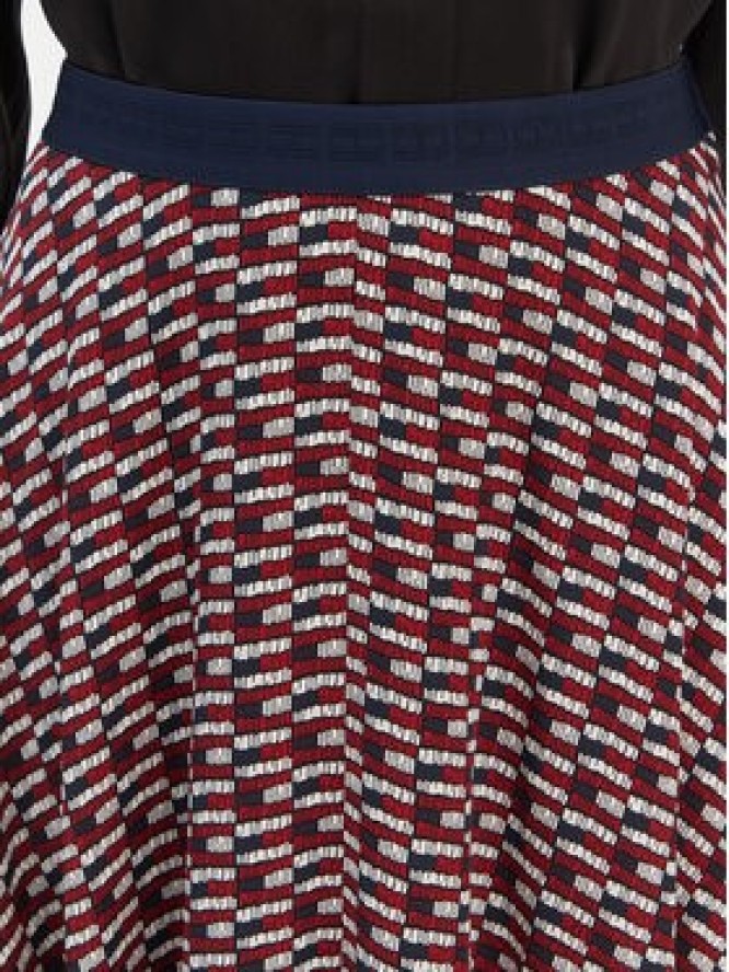 Tommy Hilfiger Spódnica trapezowa WW0WW49373 Bordowy Regular Fit