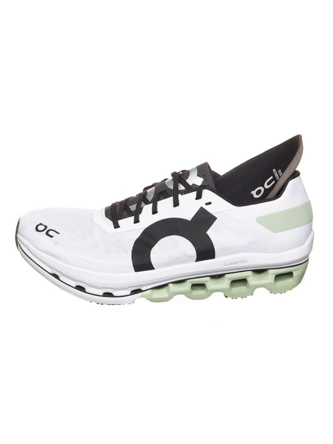 ON RUNNING Buty "Cloudboom Echo" w kolorze biało-zielonym do biegania rozmiar: 36,5