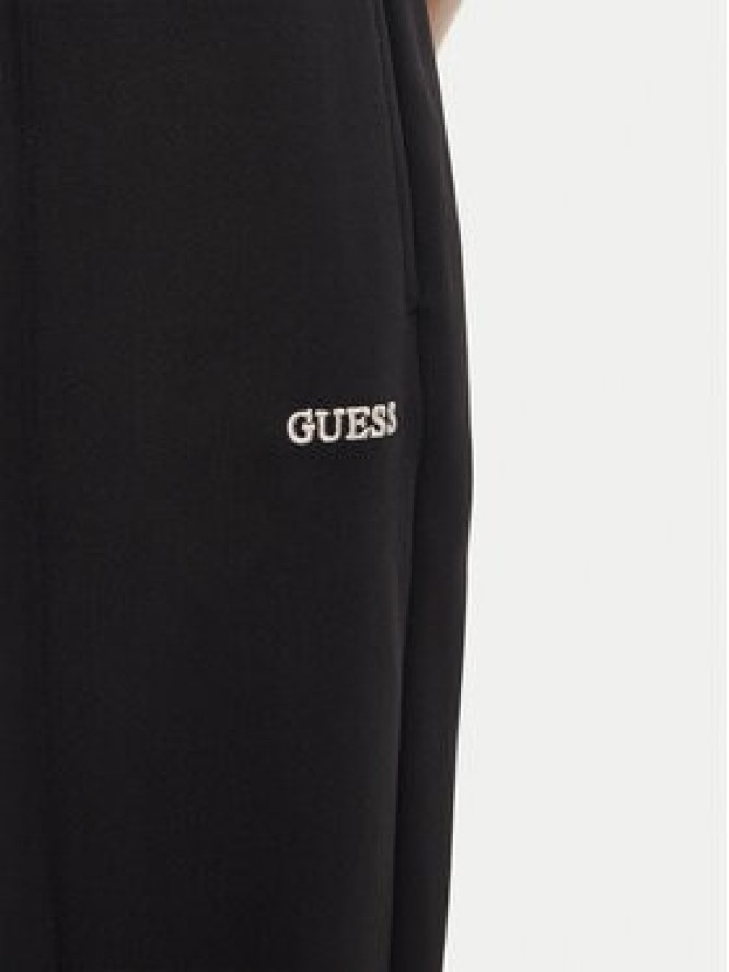 Guess Spodnie dresowe V6BB17 K6344 Czarny Regular Fit