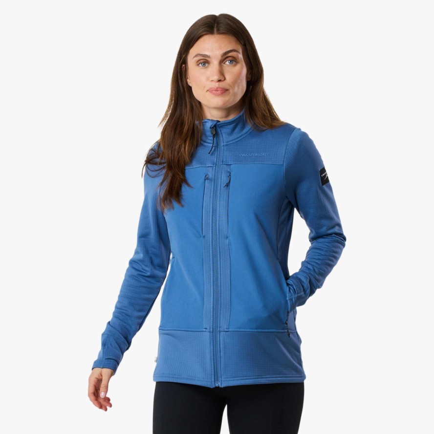 Bluza polarowa Wędrówki damska Swedemount Trondheim Wind Mid Layer Full Zip