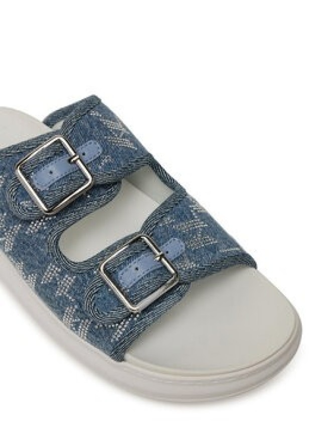 KARL LAGERFELD Klapki Kapri Slide KL62505A Niebieski