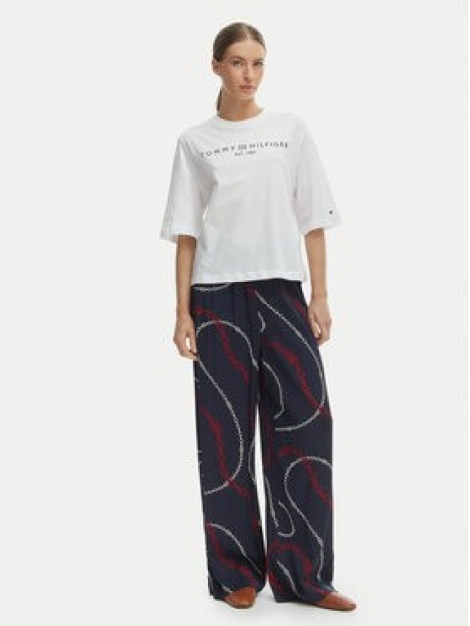 Tommy Hilfiger T-Shirt WW0WW47811 Biały Relaxed Fit