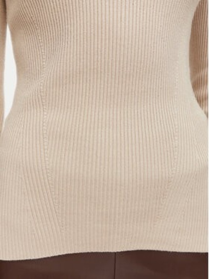 Guess Sweter W6YR22 Z0966 Beżowy Slim Fit