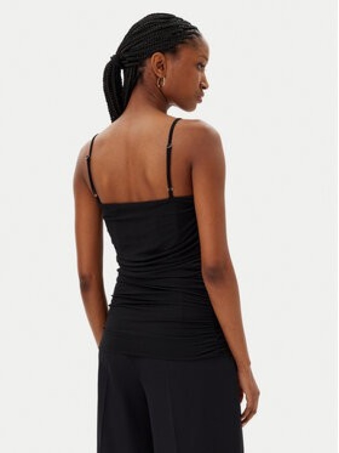 HUGO Top Doffiano 50537142 Czarny Slim Fit