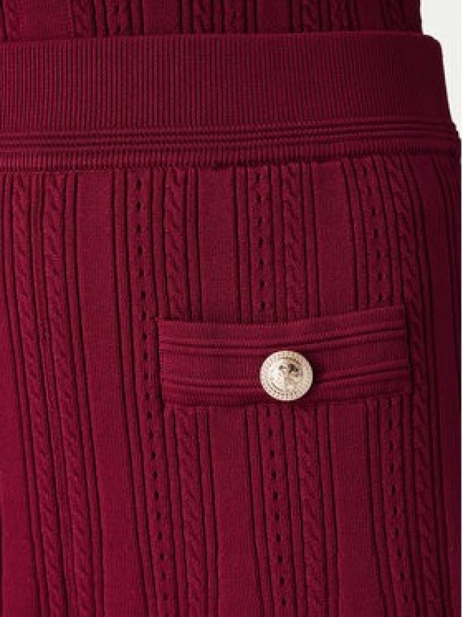 Guess Spódnica mini W6YD21 Z0971 Bordowy Regular Fit