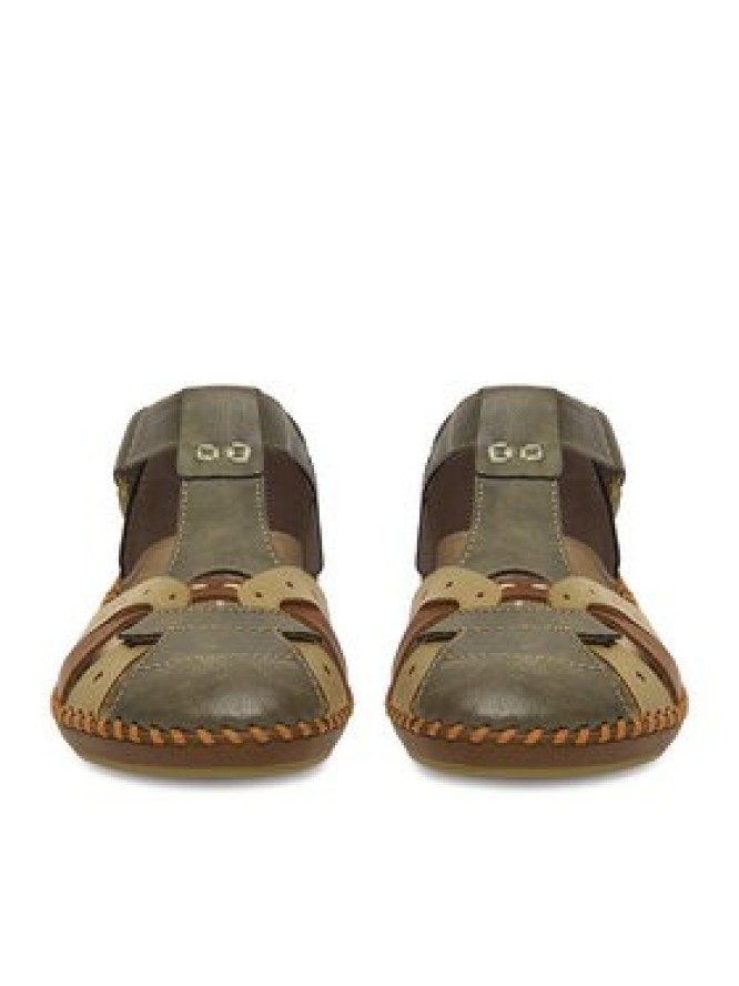 Rieker Sandały CEO-M1655-54 Zielony