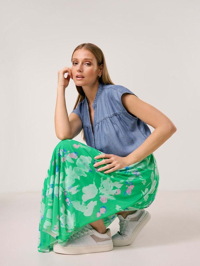 Gerry Weber Spódnica w kolorze zielono-jasnoróżowo-błękitnym rozmiar: 40