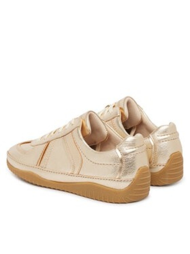 Clarks Sneakersy Meridor Lo 26186585 Złoty