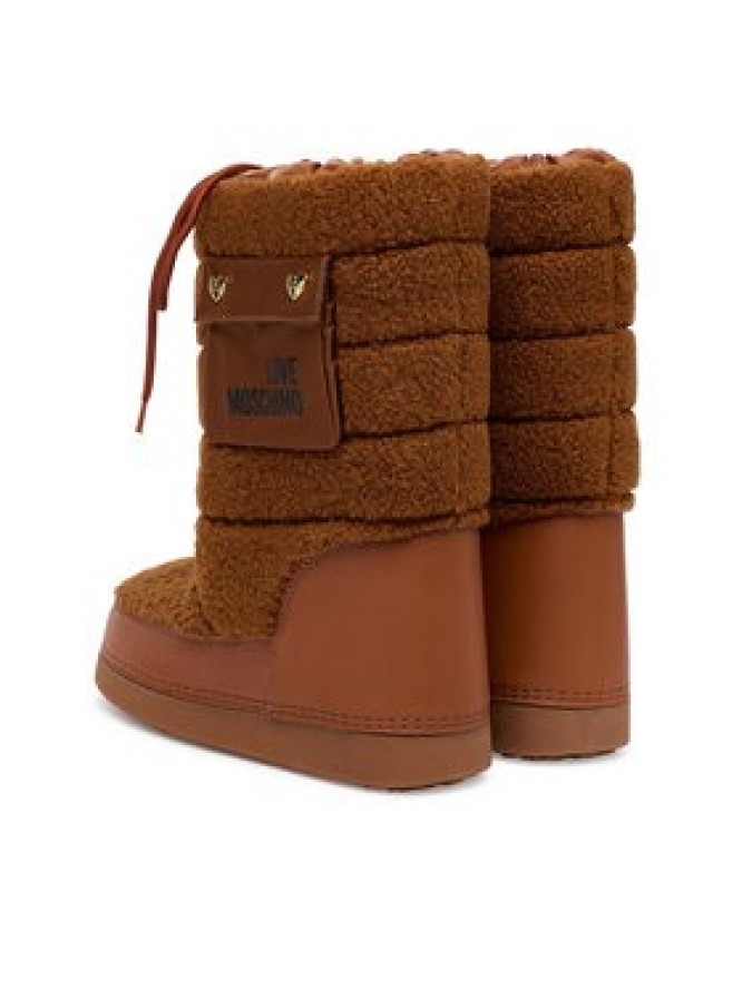LOVE MOSCHINO Śniegowce JA24452G0NISM21A Brązowy