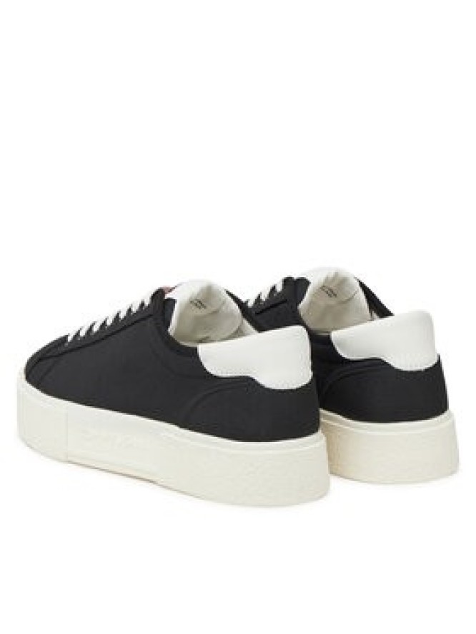 Tommy Jeans Sneakersy Tjw Flatform Canvas Sneaker EN0EN02792 Czarny