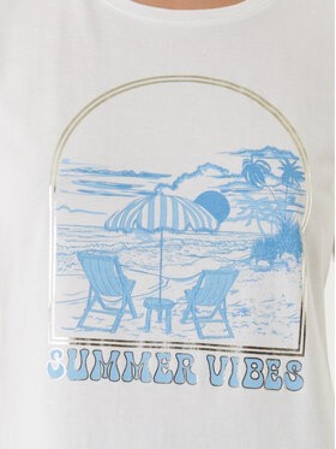 Morgan T-Shirt 251-DVIBES Biały Regular Fit