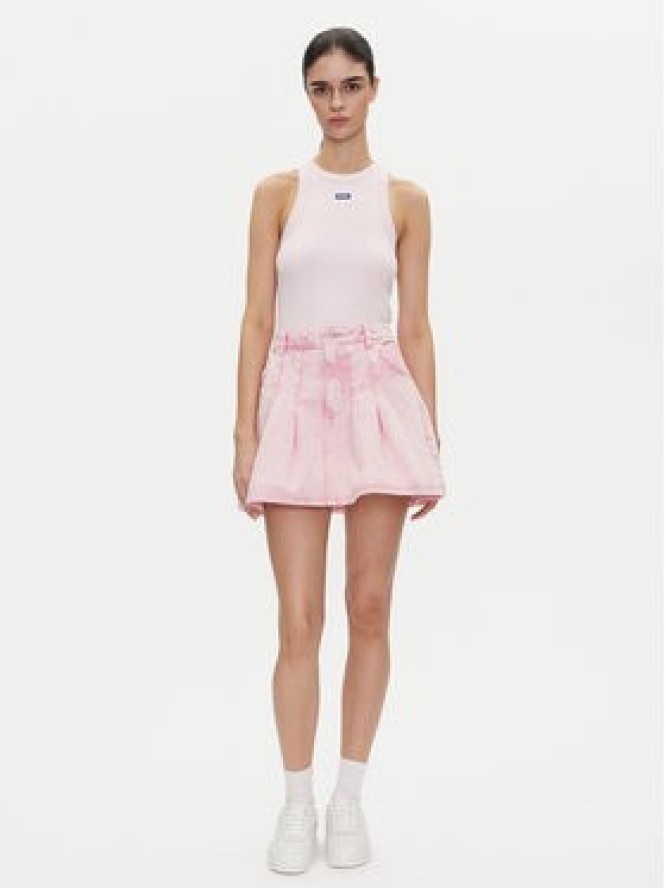 HUGO Top Easy Tank_B 50508857 Różowy Slim Fit