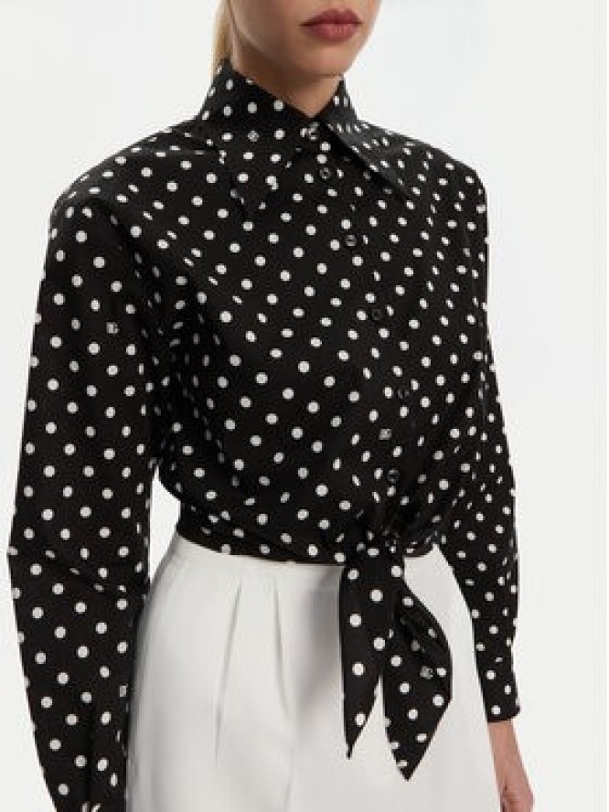 Dolce&Gabbana Koszula F5P61T FSFNR Czarny Regular Fit