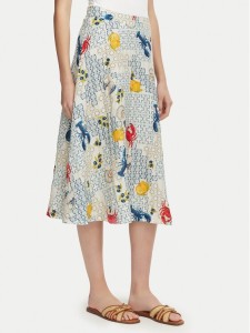 Vero Moda Spódnica Valentina 10351012 Beżowy jasny A-Line Fit