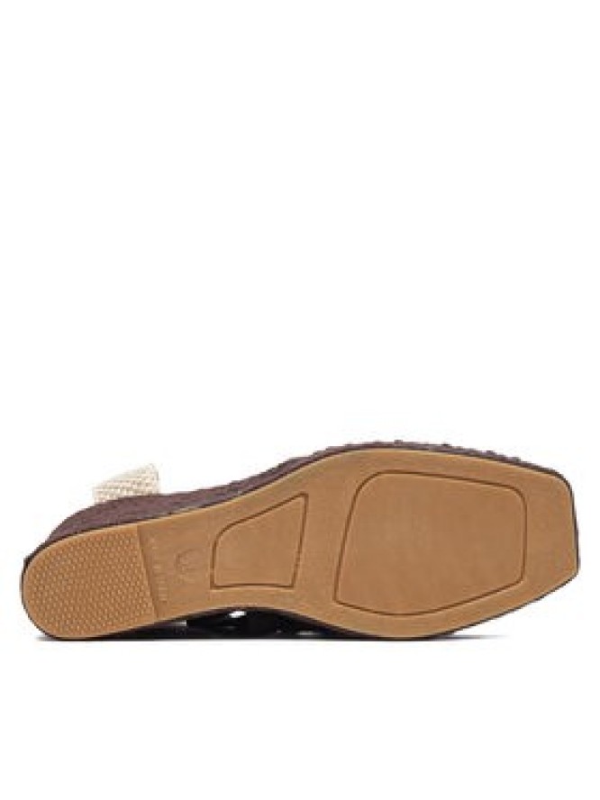 Weekend Max Mara Espadryle 2615521155670 Brązowy ciemny