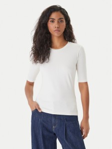 HUGO T-Shirt Darnelia 50515019 Écru Slim Fit