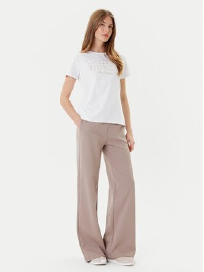 Guess T-Shirt V5YI13J 1314 Biały Regular Fit