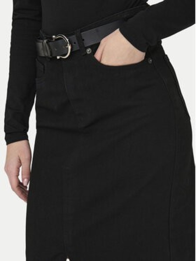ONLY Spódnica jeansowa Siri 15324365 Czarny Regular Fit