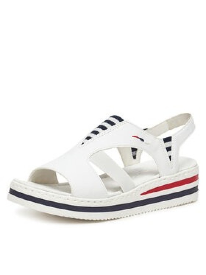 Rieker Sandały V02Y5-80 Biały