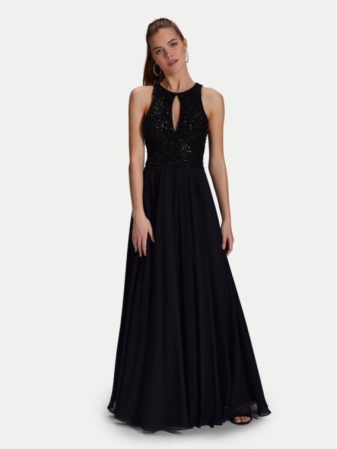 Hey Kyla Sukienka wieczorowa 5AI053HK Czarny Regular Fit