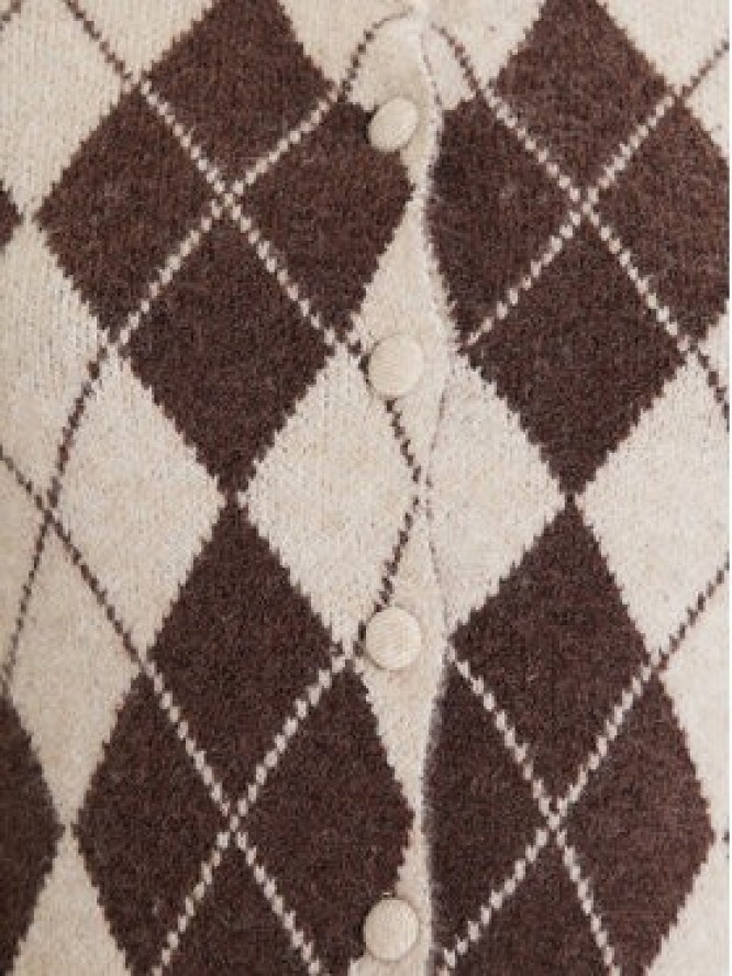 Vero Moda Kardigan Halo 10342792 Brązowy Regular Fit