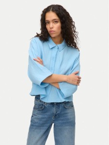 Vero Moda Koszula Natali 10279685 Niebieski Standard Fit
