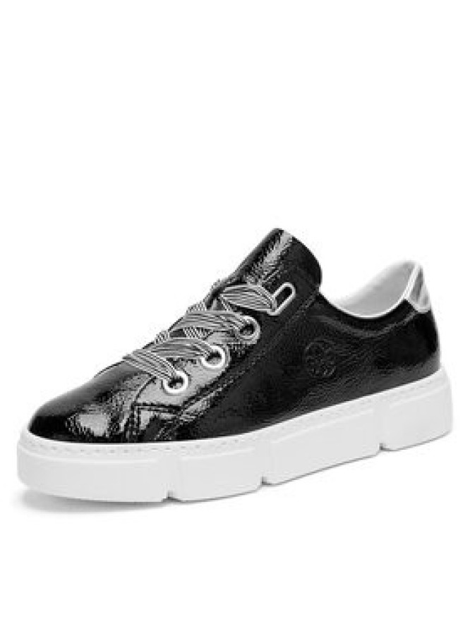 Rieker Sneakersy N59A2-00 Czarny