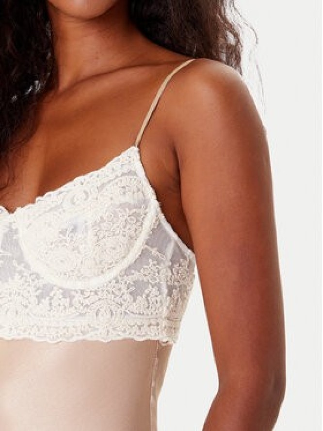 Bardot Sukienka koktajlowa Tzariana 60118DB Beżowy Regular Fit