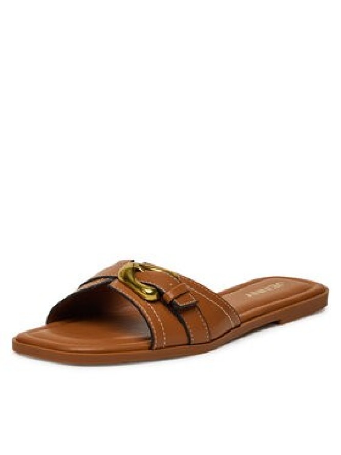 JENNY Klapki R080824 Brązowy