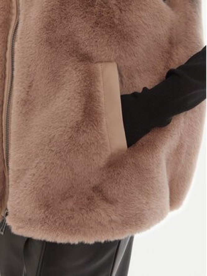 PINKO Bezrękawnik Deyn Gilet 105107 A2WN D01 Beżowy Regular Fit