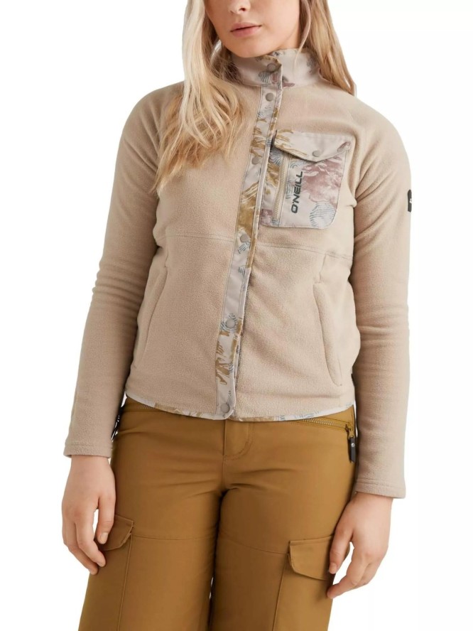 Sweter polarowy damski O'Neill Utility Button Fleece
