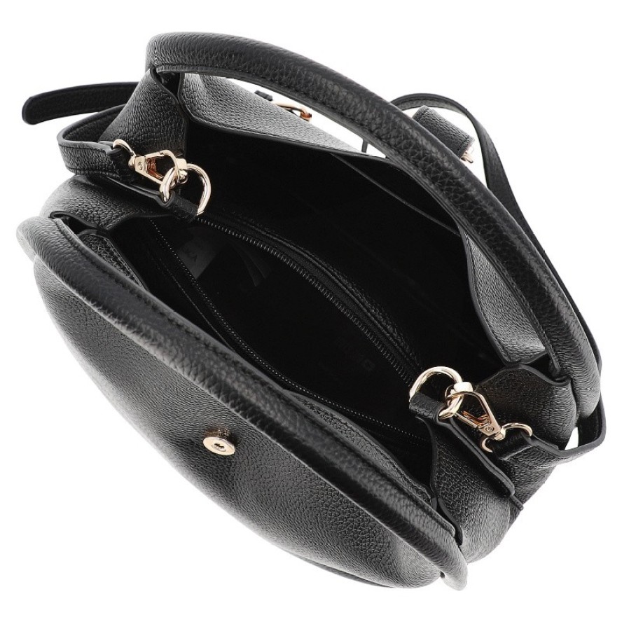 Czarna Torebka Big Star Elegancki Kuferek Damski