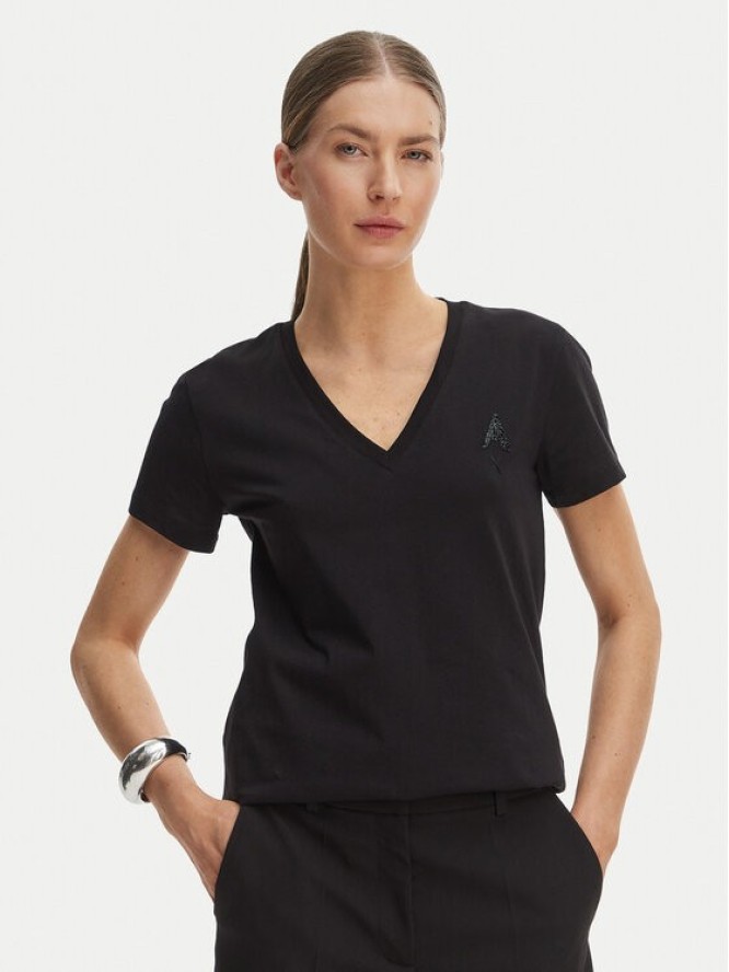 Armani Exchange T-Shirt XW002330 AF10356 UC001 Czarny Regular Fit